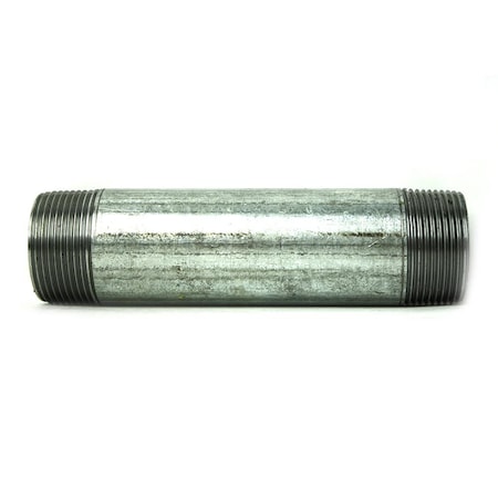 Thrifco Plumbing 1-1/4 Inch x 6 Inch Galvanized Steel Nipple 5220073